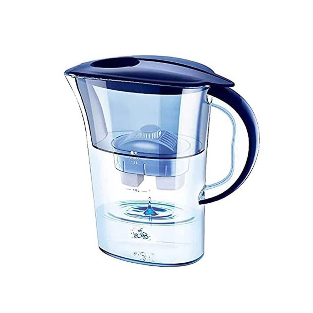 Jarra con filtro de agua azul