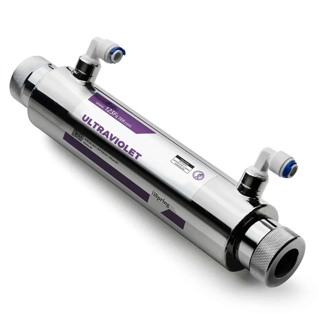Filtro de agua tecnología ultravioleta