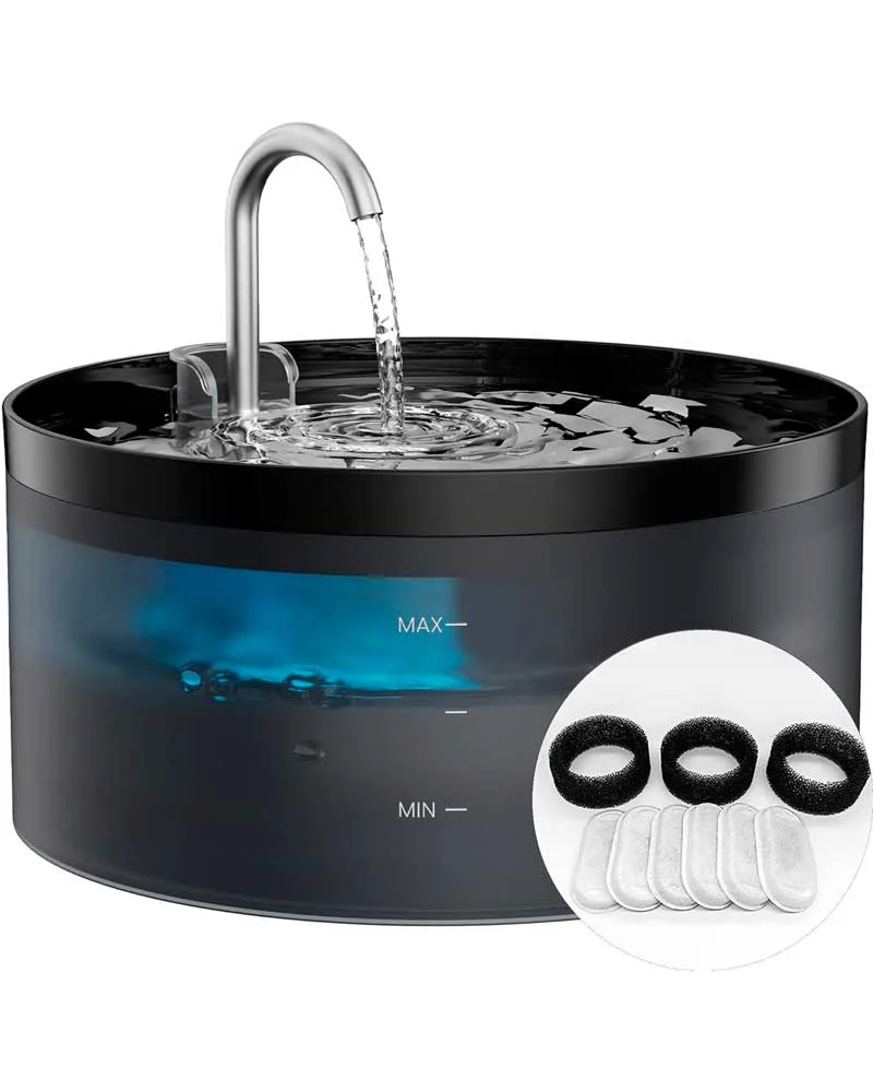 Fuente para gatos de agua filtrada Giotohun