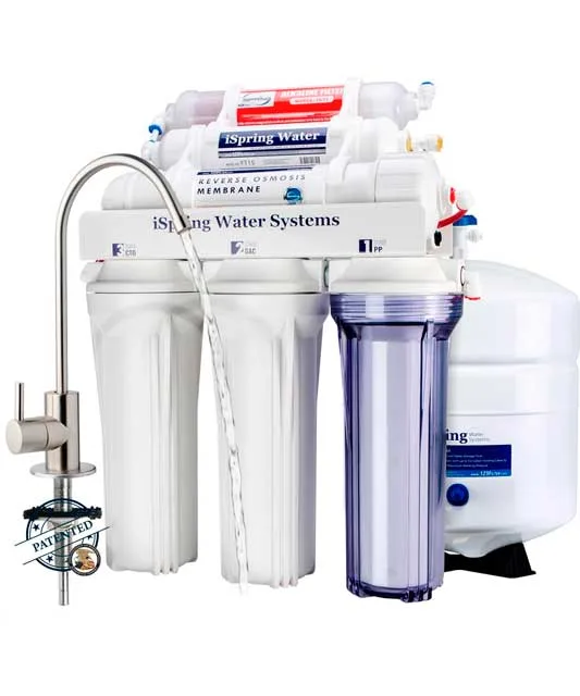 sistema de filtración de agua iSpring RCC7AK