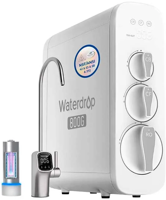 sistema de ósmosis inversa Waterdrop G3P800